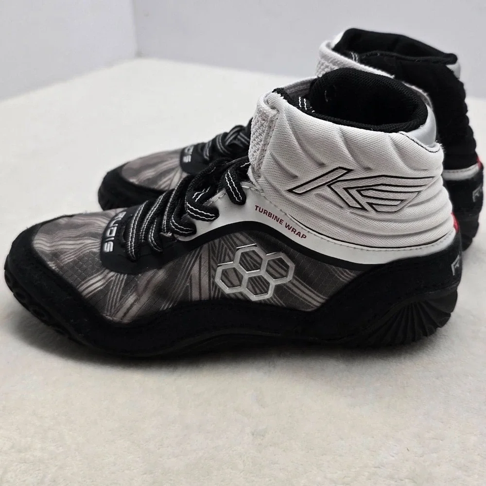 Rudis KS Turbine Kyle Snyder Wrestling Shoes Black White Grey Youth Mens 1